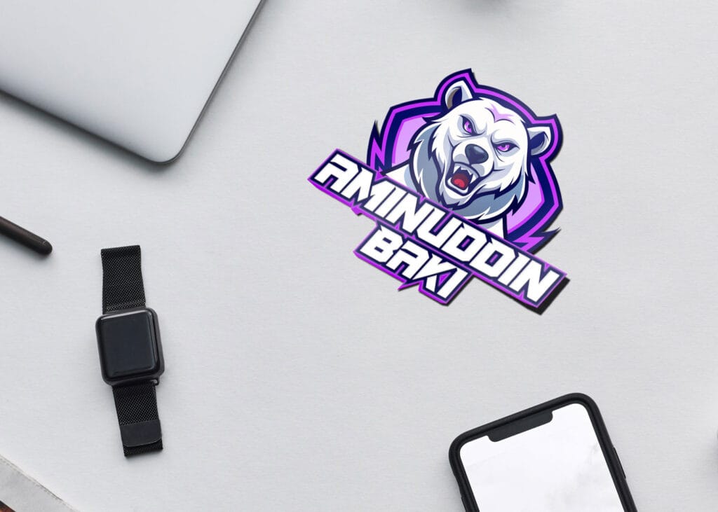 Aminuddin logo mockup